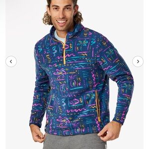 NWOT Chubbies The Chilly Vibe Fleece Quarter Zip